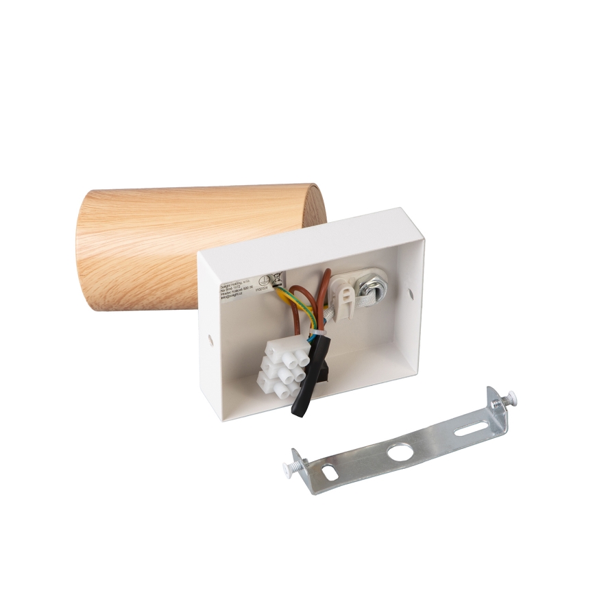Brilagi - Σποτ τοίχου SELE 1xGU10/30W/230V λευκό/δρύινο ντεκόρ