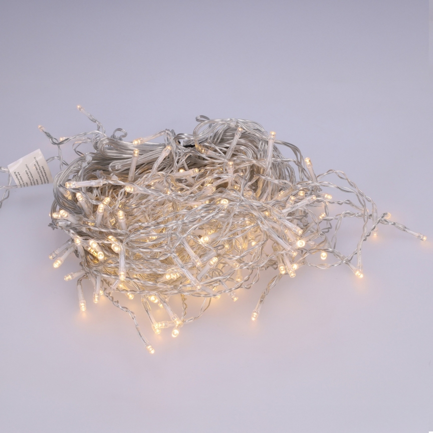 Brilagi - LED εξωτερική χριστουγεννιάτικη γιρλάντα 200xLED/8 λειτουργίες 13m IP44 θερμό λευκό σταλακτίτες