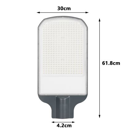 Brilagi - Υπαίθριο LED φωτιστικό δρόμου URBANLIGHT LED/250W/230V ανθρακί IP65