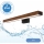 Brilagi - Φωτισμός καθρέφτη μπάνιου LED WOODY MIRROR LED/12W/230V 60 cm IP44 δρυς κερασιά/μαύρο