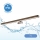 Brilagi - Φωτισμός καθρέφτη μπάνιου LED WOODY MIRROR LED/15W/230V 90 cm IP44 δρυς καρυδιά/γυαλιστερό χρώμιο