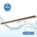 Brilagi - Φωτισμός καθρέφτη μπάνιου LED WOODY MIRROR LED/15W/230V 90 cm IP44 δρυς κερασιά/λευκό