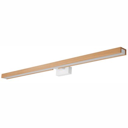 Brilagi - Φωτισμός καθρέφτη μπάνιου LED WOODY MIRROR LED/15W/230V 90 cm IP44 δρυς/λευκό