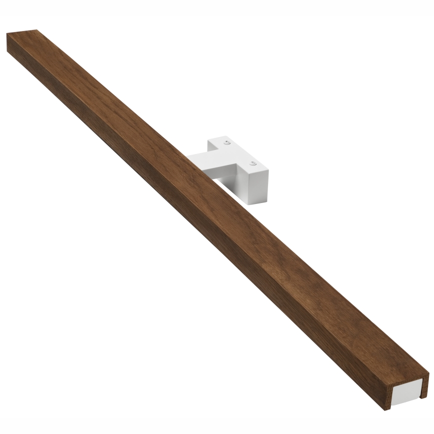 Brilagi - Φωτισμός καθρέφτη μπάνιου LED WOODY MIRROR LED/15W/230V 90 cm IP44 δρυς κερασιά/λευκό