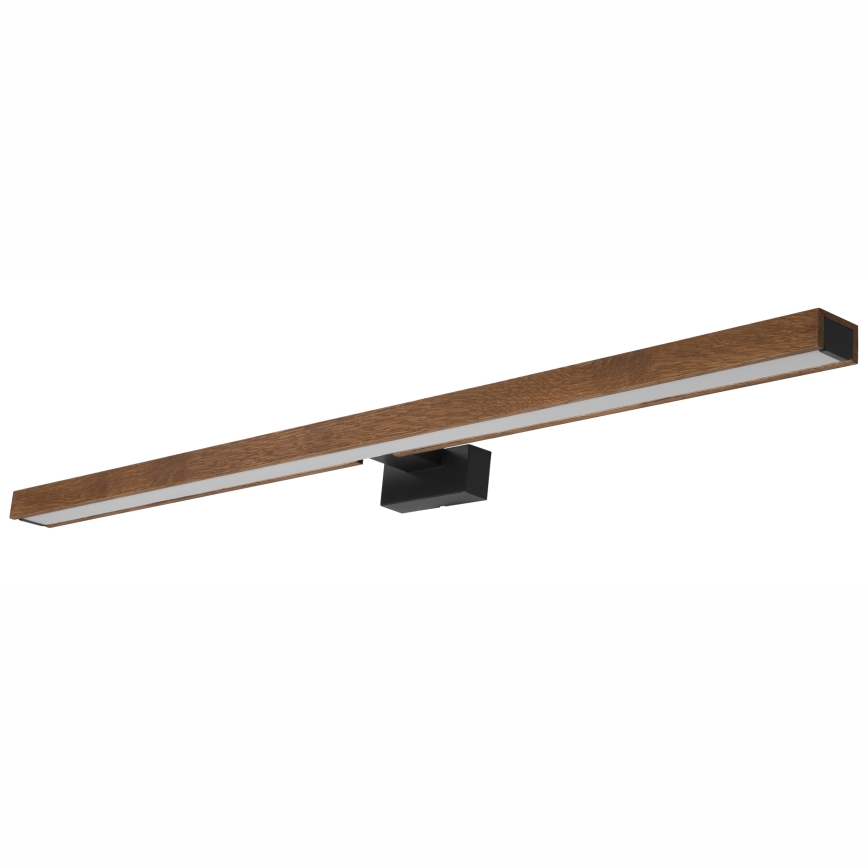 Brilagi - Φωτισμός καθρέφτη μπάνιου LED WOODY MIRROR LED/15W/230V 90 cm IP44 δρυς κερασιά/μαύρο