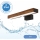 Brilagi - Φωτισμός καθρέφτη μπάνιου LED WOODY MIRROR LED/8W/230V 40 cm IP44 δρυς κερασιά/μαύρο