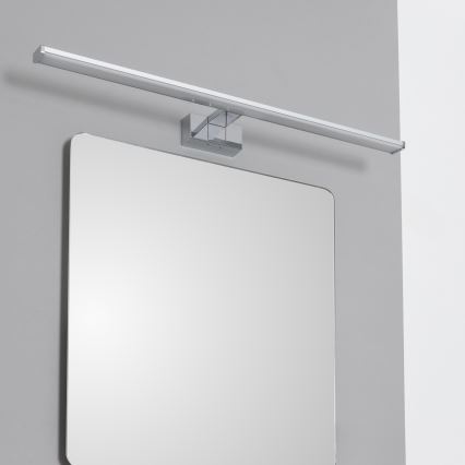 Brilagi - LED φωτισμός καθρέφτη μπάνιου 3 σε 1 VESTRA LED/15W/230V 80 cm IP44 γυαλιστερό χρώμιο
