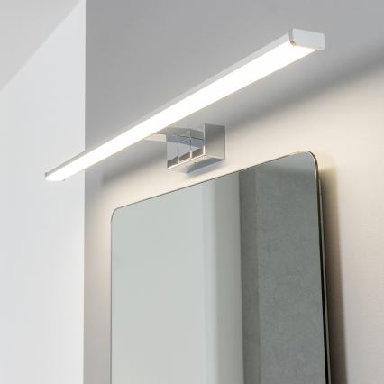 Brilagi - LED φωτισμός καθρέφτη μπάνιου 3 σε 1 VESTRA LED/15W/230V 80 cm IP44 γυαλιστερό χρώμιο