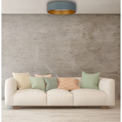 Brilagi - Φωτιστικό οροφής LED Dimmable VELVET SMART LED/24W/230V δ. 45 cm 2700-6500K Wi-Fi Tuya mint/gold + τηλεχειριστήριο