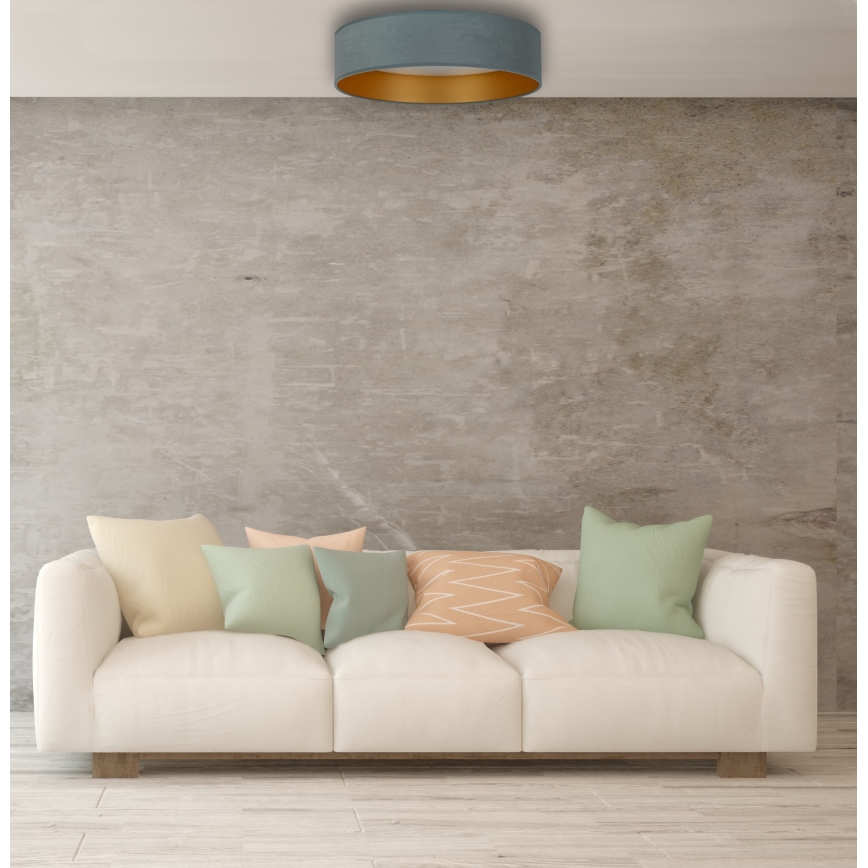 Brilagi - Φωτιστικό οροφής LED Dimmable VELVET SMART LED/24W/230V δ. 45 cm 2700-6500K Wi-Fi Tuya mint/gold + τηλεχειριστήριο