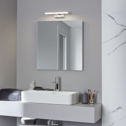 Brilagi - LED φωτισμός καθρέφτη για μπάνιο 3-σε-1 VESTRA LED/6W/230V 30 cm IP44 γυαλιστερό χρώμιο