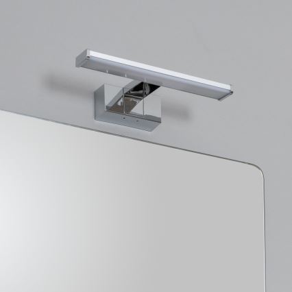 Brilagi - LED φωτισμός καθρέφτη για μπάνιο 3-σε-1 VESTRA LED/6W/230V 30 cm IP44 γυαλιστερό χρώμιο