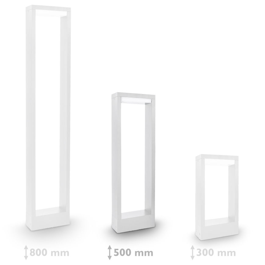 Brilagi - Φωτιστικό LED εξωτερικού χώρου RAGUSA LED/7W/230V 3000/4000/6000K λευκό IP54 50 cm