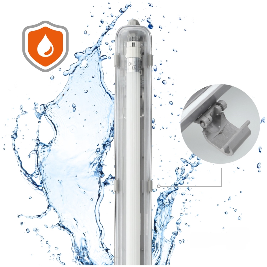 Brilagi - Φωτιστικό εργασίας φθορίου LED OPTIMA T8 1xG13/18W/230V 4000K IP65 128 cm