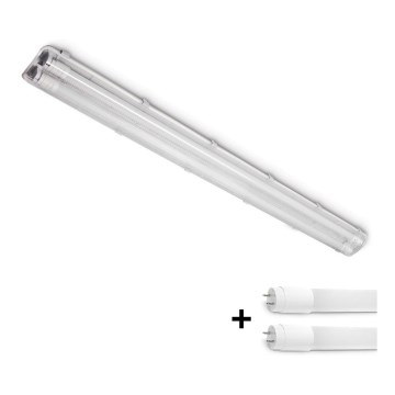 Brilagi - Φωτιστικό εργασίας φθορίου LED OPTIMA T8 2xG13/18W/230V 6500K IP65 128 cm