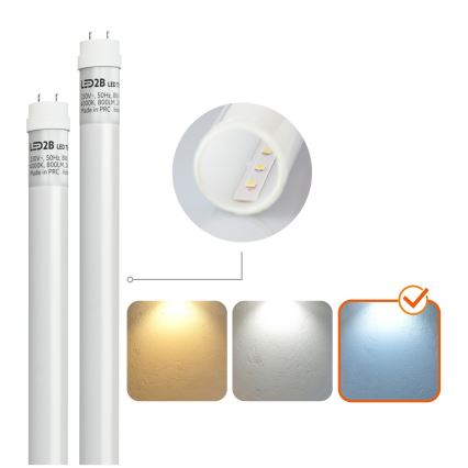 Brilagi - Φωτιστικό εργασίας φθορίου LED OPTIMA T8 2xG13/18W/230V 6500K IP65 128 cm