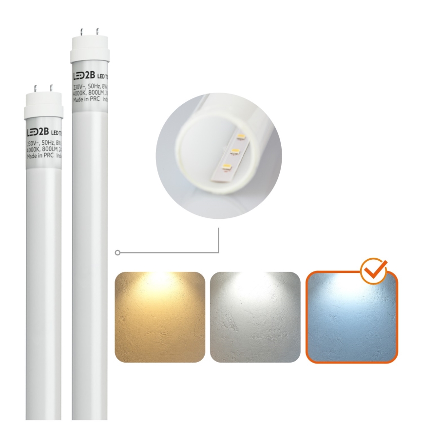 Brilagi - Φωτιστικό εργασίας φθορίου LED OPTIMA T8 2xG13/18W/230V 6500K IP65 128 cm