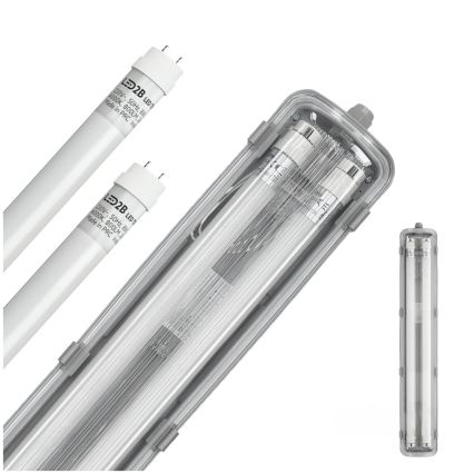 Brilagi - LED heavy-duty φθορισμού φωστικό OPTIMA T8 2xG13/9W/230V 4000K IP65 67,5 cm