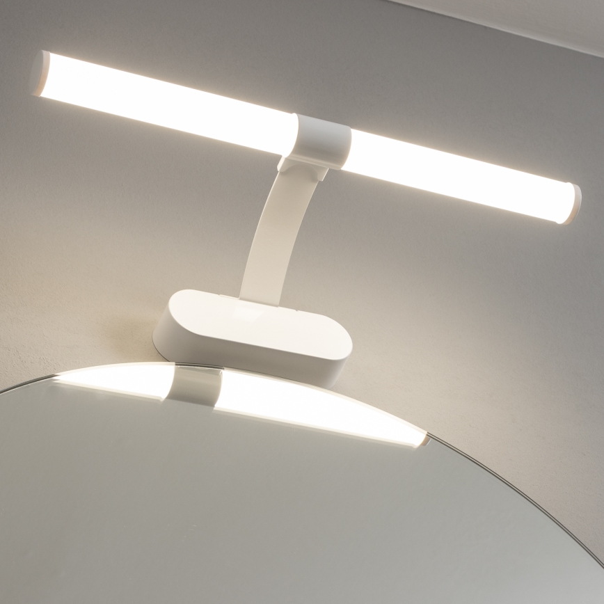 Brilagi - LED φωτισμός καθρέφτη μπάνιου 2-σε-1 TUBEO LED/6W/230V 40 cm IP44 λευκό