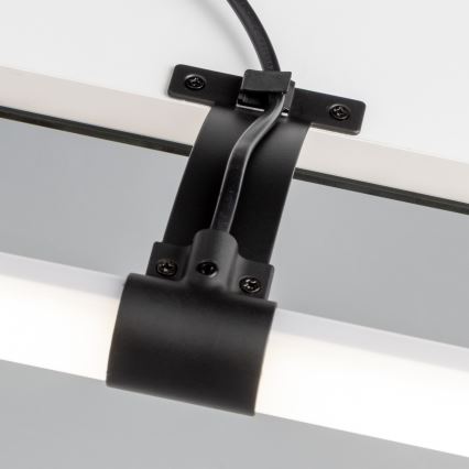 Brilagi - LED φωτισμός καθρέφτη μπάνιου 2 σε 1 TUBEO LED/6W/230V 40 cm IP44 μαύρο