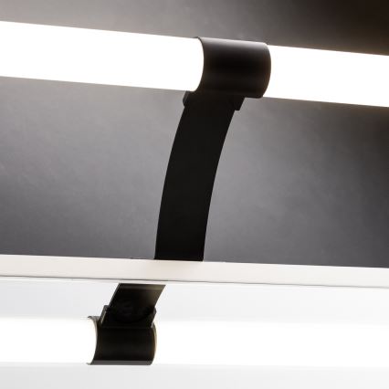 Brilagi - LED φωτισμός καθρέφτη μπάνιου 2 σε 1 TUBEO LED/6W/230V 40 cm IP44 μαύρο
