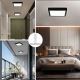 Brilagi - Φωτιστικό οροφής μπάνιου dimming LED FRAME SMART LED/24W/230V 3000-6000K IP44 μαύρο + τηλεχειριστήριο
