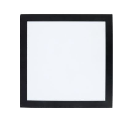 Brilagi - Φωτιστικό οροφής μπάνιου dimming LED FRAME SMART LED/24W/230V 30x30 cm 3000-6000K IP44 μαύρο + τηλεχειριστήριο