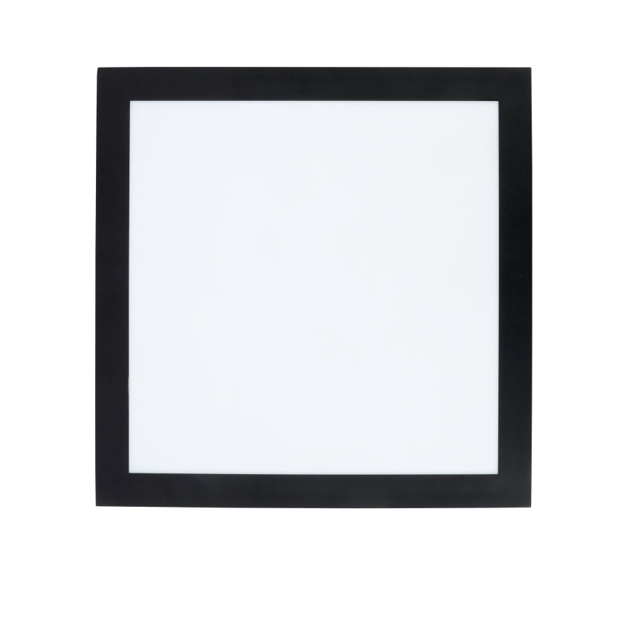 Brilagi - Φωτιστικό οροφής μπάνιου dimming LED FRAME SMART LED/24W/230V 30x30 cm 3000-6000K IP44 μαύρο + τηλεχειριστήριο