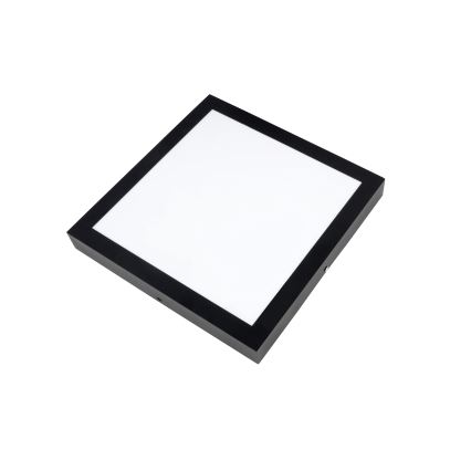 Brilagi - Φωτιστικό οροφής μπάνιου dimming LED FRAME SMART LED/24W/230V 30x30 cm 3000-6000K IP44 μαύρο + τηλεχειριστήριο