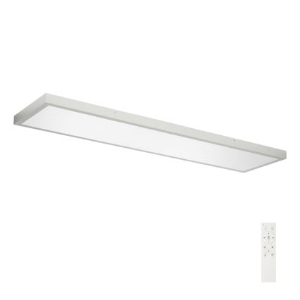 Brilagi - Φωτιστικό οροφής μπάνιου dimming LED FRAME SMART LED/50W/230V 120x30 cm 3000-6000K IP44 ασημί + τηλεχειριστήριο