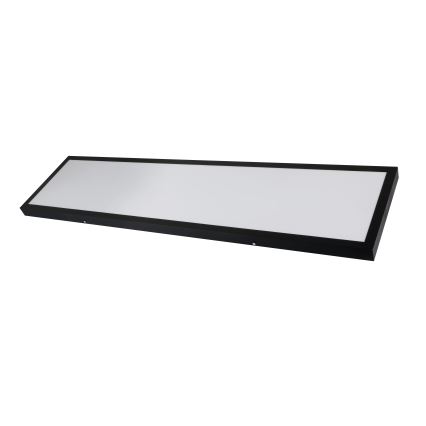 Brilagi - Φωτιστικό οροφής μπάνιου dimming LED FRAME SMART LED/50W/230V 30x120 cm 3000-6000K IP44 μαύρο + τηλεχειριστήριο