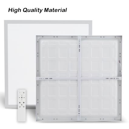 Brilagi - Φωτιστικό οροφής μπάνιου dimming LED FRAME SMART LED/50W/230V 60x60 cm 3000-6000K IP44 λευκό + τηλεχειριστήριο