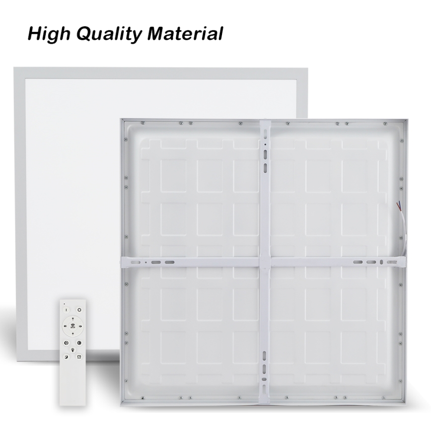Brilagi - Φωτιστικό οροφής μπάνιου dimming LED FRAME SMART LED/50W/230V 60x60 cm 3000-6000K IP44 λευκό + τηλεχειριστήριο