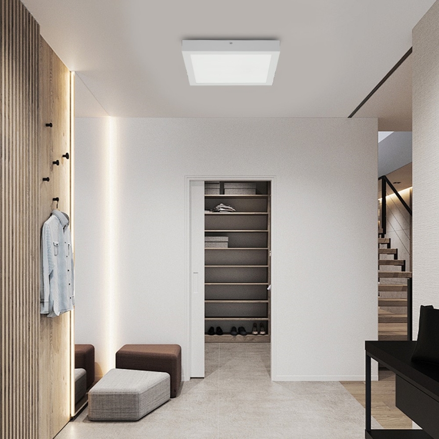 Brilagi - Φωτιστικό οροφής μπάνιου LED FRAME LED/24W/230V 30x30 cm 3000/4000/6000K IP44 λευκό