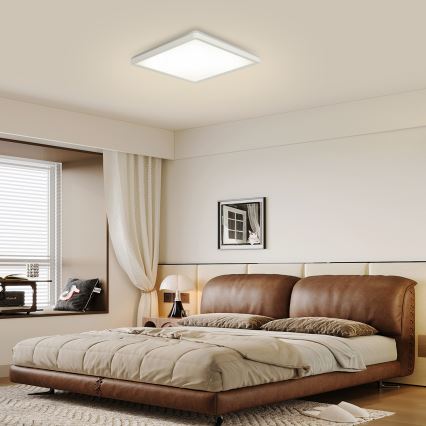 Brilagi - Φωτιστικό οροφής μπάνιου LED ULTRA SLIM LED/24W/230V 42x42 cm λευκό IP54