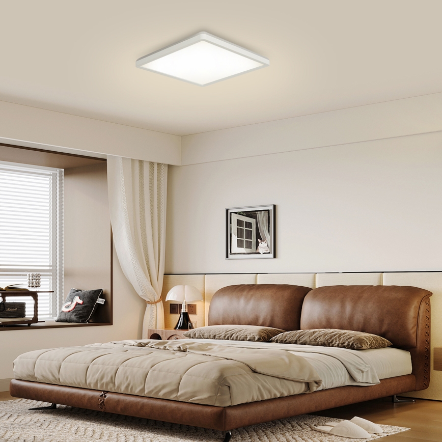 Brilagi - Φωτιστικό οροφής μπάνιου LED ULTRA SLIM LED/24W/230V 42x42 cm λευκό IP54