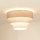 Brilagi - Φωτιστικό οροφής ALASKA LUNETA 1xE27/15W/230V διάμετρος 45 cm γκρι/κρεμ