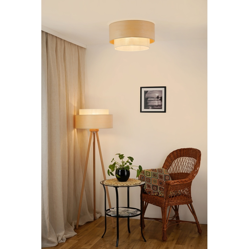 Brilagi - Φωτιστικό οροφής ARIZONA BOHO 1xE27/15W/230V διάμετρος 45 cm μπεζ