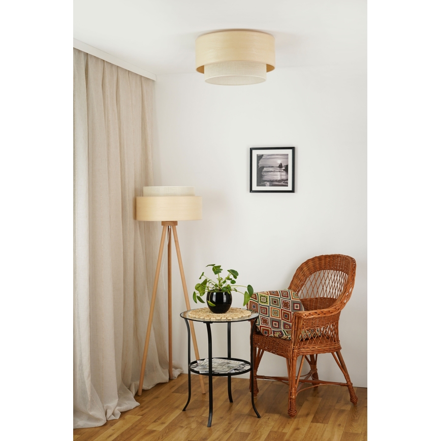 Brilagi - Φωτιστικό οροφής ARIZONA BOHO 1xE27/15W/230V διάμετρος 45 cm μπεζ
