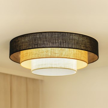Brilagi - Φωτιστικό οροφής ASPEN LUNETA LED/12W/230V διάμετρος 60 cm 3000K/4000K/6400K μαύρο/μπεζ/κρεμ