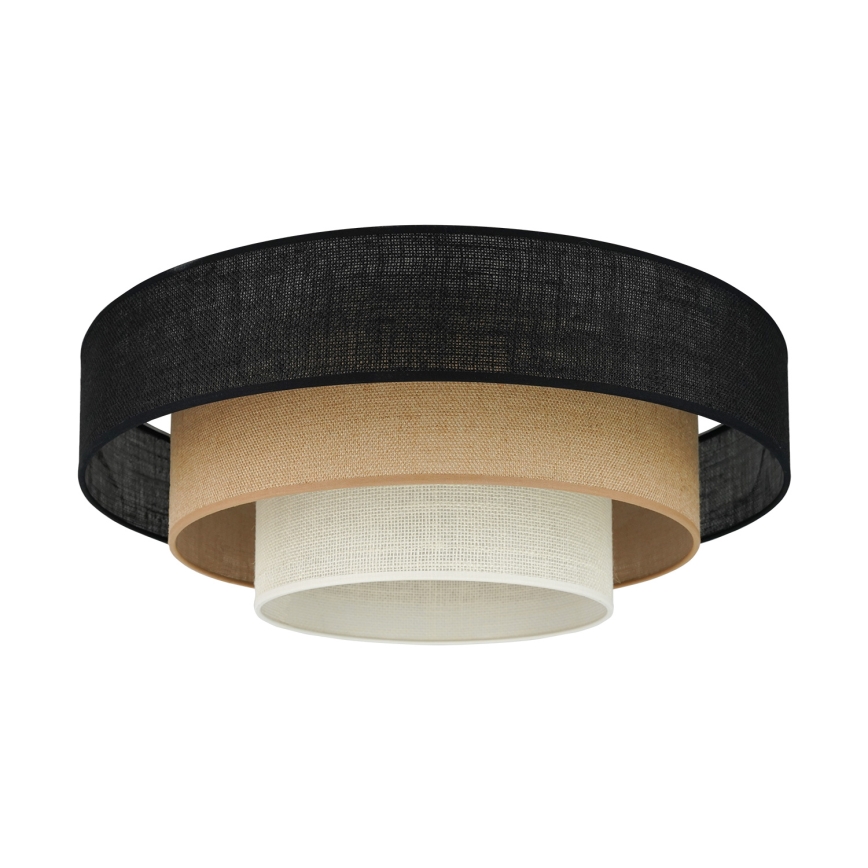 Brilagi - Φωτιστικό οροφής ASPEN LUNETA LED/12W/230V διάμετρος 60 cm 3000K/4000K/6400K μαύρο/μπεζ/κρεμ
