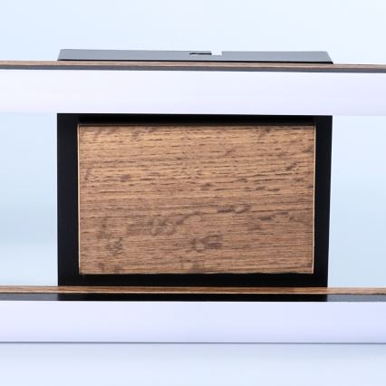 Brilagi - Ρυθμιζόμενο LED φωτιστικό οροφής VELVET SQUARE LED/24W/230V 43x43 cm 3000/4000/6500K + τηλεχειριστήριο ροζ