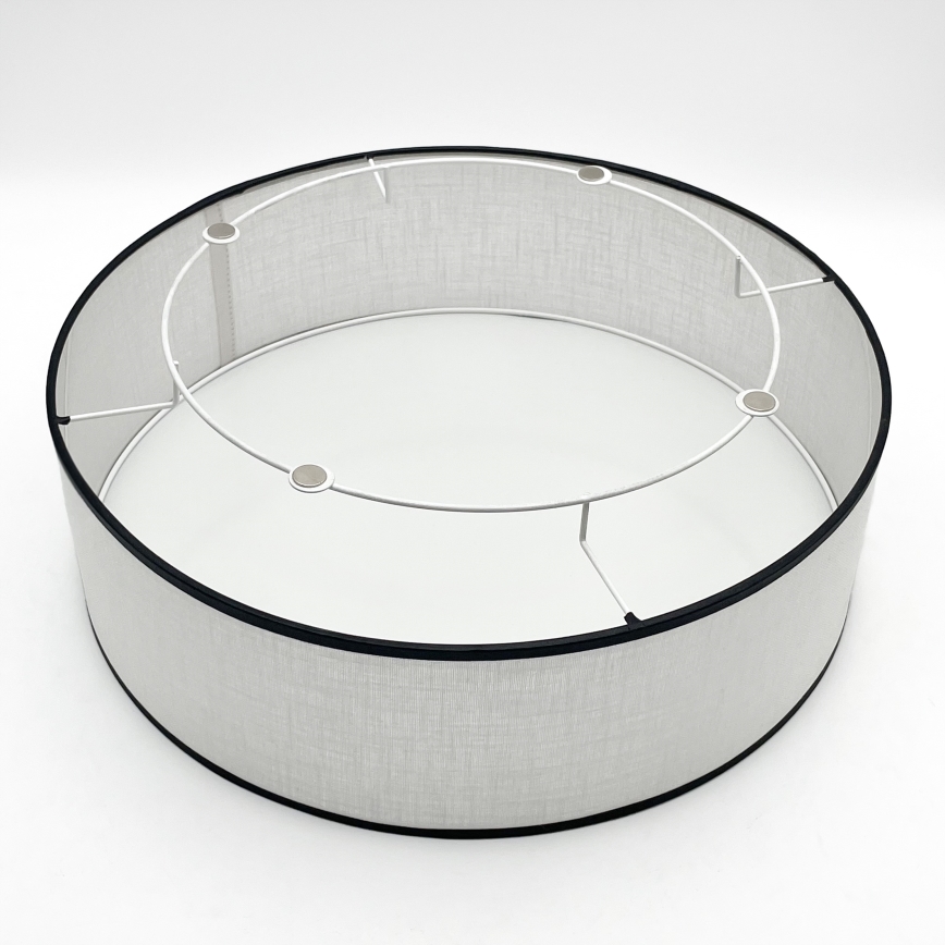 Brilagi - Φωτιστικό οροφής BELLADONNA 2xE27/15W/230V διάμετρος 40 cm λευκό/δρυς
