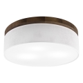 Brilagi - Φωτιστικό οροφής BELLADONNA 3xE27/15W/230V διάμετρος 50 cm λευκό/δρυς