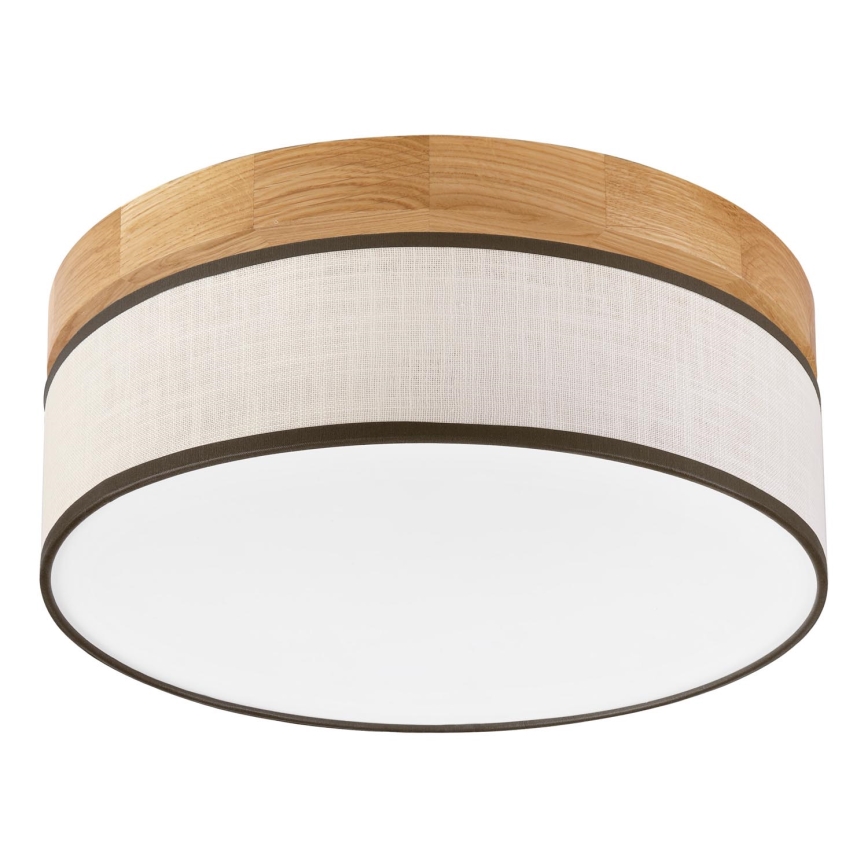 Brilagi - Φωτιστικό Οροφής BELLADONNA LED/20W/230V διάμετρος 30 cm κρέμα/δρυς