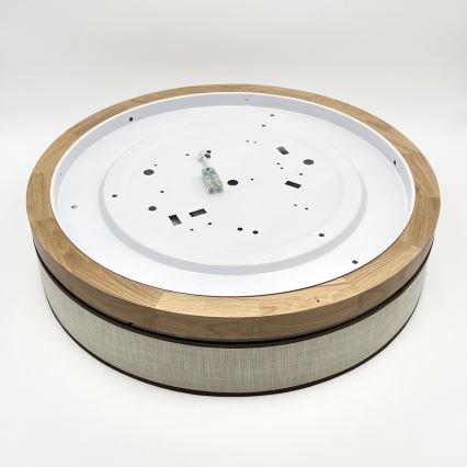 Brilagi - Φωτιστικό οροφής BELLADONNA LED/36W/230V Ø 50 cm κρεμ/δρυς
