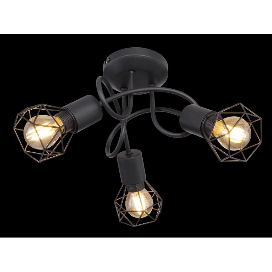 Brilagi - Φωτιστικό οροφής CAGE 3xE14/40W/230V