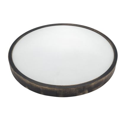 Brilagi - Φωτιστικό οροφής CARVALHO SLIM SMOKEY 3xE27/60W/230V σε απόχρωση δρυός Ø 47,5 cm
