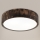Brilagi - Φωτιστικό οροφής CARVALHO SMOKEY 2xE27/60W/230V σε απόχρωση δρυός διάμ. 37,5 cm