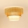 Brilagi - Φωτιστικό οροφής CEDAR LUNETA 1xE27/15W/230V διάμετρος 45 cm μπεζ/καφέ/κρεμ